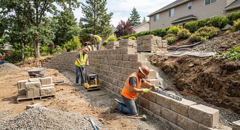 Retaining Wall Replacement in Santa Rosa, CA