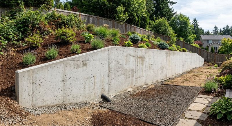 Retention Wall Construction in Marin County, CA