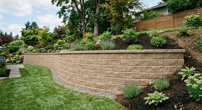 Block Retaining Wall Installation in Vero Beach, FL