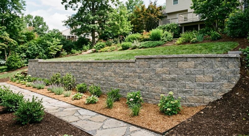 Block Retaining Wall Installation in Ventura County, CA