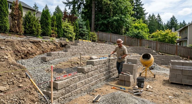 Hardscape Wall Construction in Clermont, FL