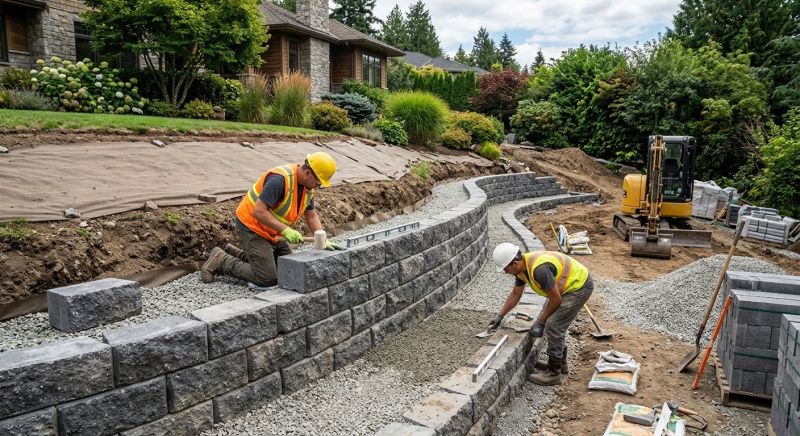 Hardscape Wall Construction in Clermont, FL