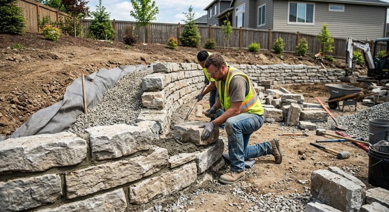 Hardscape Wall Construction in Sonoma County, CA