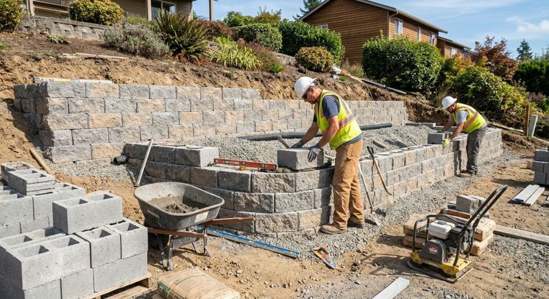 Landscape Wall Construction in Melbourne, FL