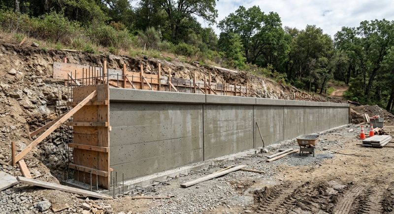 Retention Wall Construction in Ocala, FL
