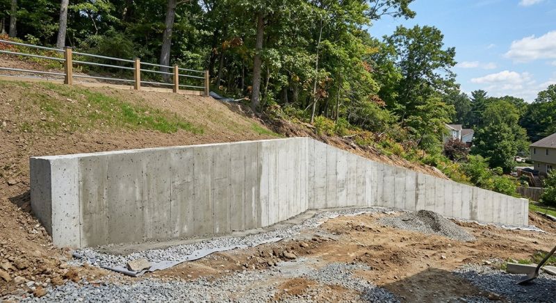 Retention Wall Construction in Marin County, CA